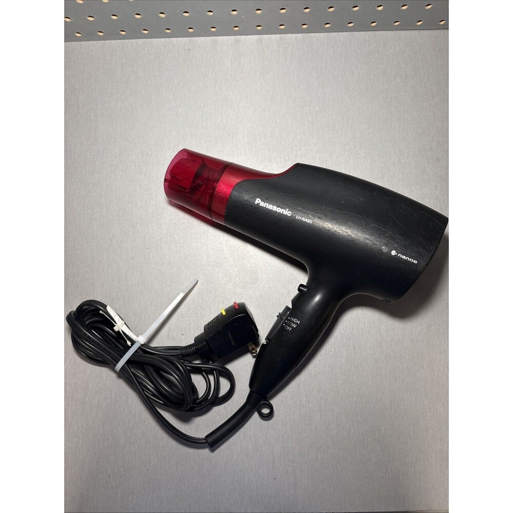Panasonic Nanoe Technology Hair Dryer - Red Pink (EH-NA65) Tested Working